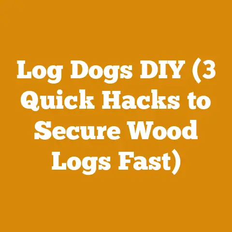 Log Dogs DIY (3 Quick Hacks to Secure Wood Logs Fast)