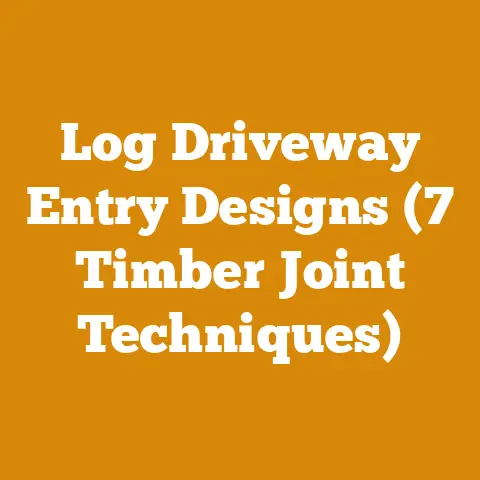 Log Driveway Entry Designs (7 Timber Joint Techniques)