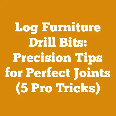 Log Furniture Drill Bits: Precision Tips for Perfect Joints (5 Pro Tricks)