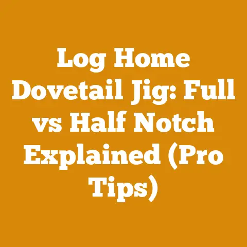 Log Home Dovetail Jig: Full vs Half Notch Explained (Pro Tips)