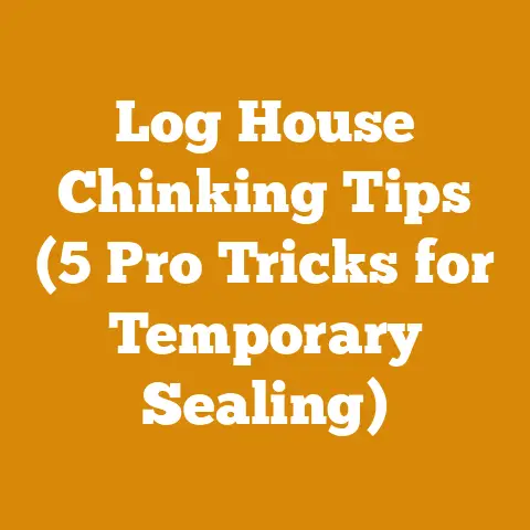 Log House Chinking Tips (5 Pro Tricks for Temporary Sealing)