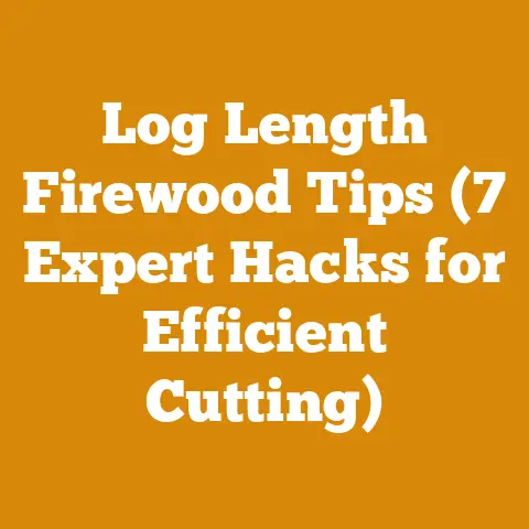 Log Length Firewood Tips (7 Expert Hacks for Efficient Cutting)