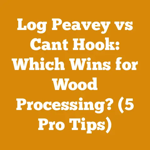 Log Peavey vs Cant Hook: Which Wins for Wood Processing? (5 Pro Tips)