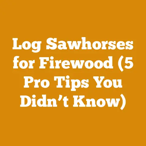 Log Sawhorses for Firewood (5 Pro Tips You Didn’t Know)