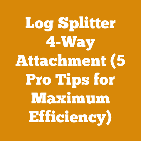 Log Splitter 4-Way Attachment (5 Pro Tips for Maximum Efficiency)