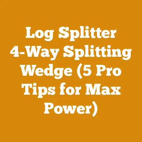 Log Splitter 4-Way Splitting Wedge (5 Pro Tips for Max Power)