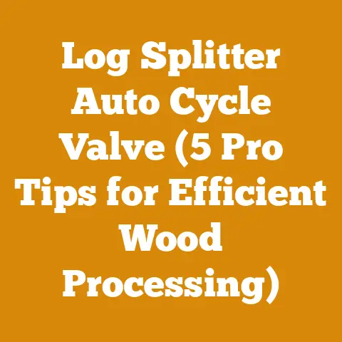 Log Splitter Auto Cycle Valve (5 Pro Tips for Efficient Wood Processing)