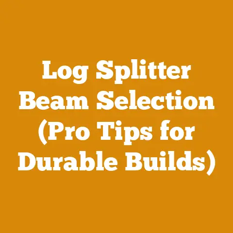 Log Splitter Beam Selection (Pro Tips for Durable Builds)