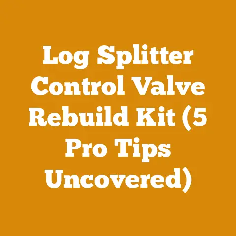 Log Splitter Control Valve Rebuild Kit (5 Pro Tips Uncovered)
