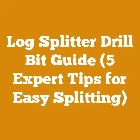 Log Splitter Drill Bit Guide (5 Expert Tips for Easy Splitting)