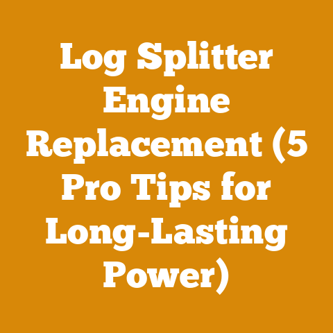 Log Splitter Engine Replacement (5 Pro Tips for Long-Lasting Power)