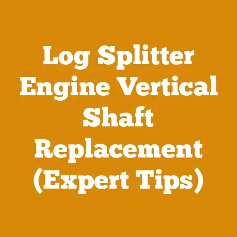 Log Splitter Engine Vertical Shaft Replacement (Expert Tips)