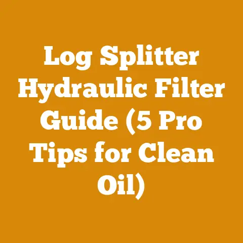 Log Splitter Hydraulic Filter Guide (5 Pro Tips for Clean Oil)
