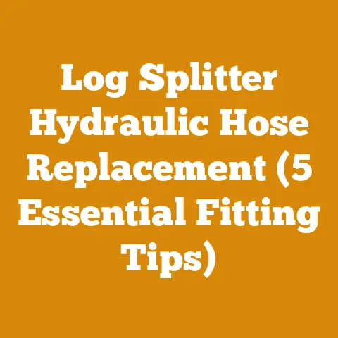 Log Splitter Hydraulic Hose Replacement (5 Essential Fitting Tips)