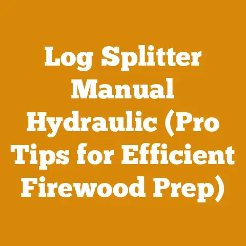 Log Splitter Manual Hydraulic (Pro Tips for Efficient Firewood Prep)