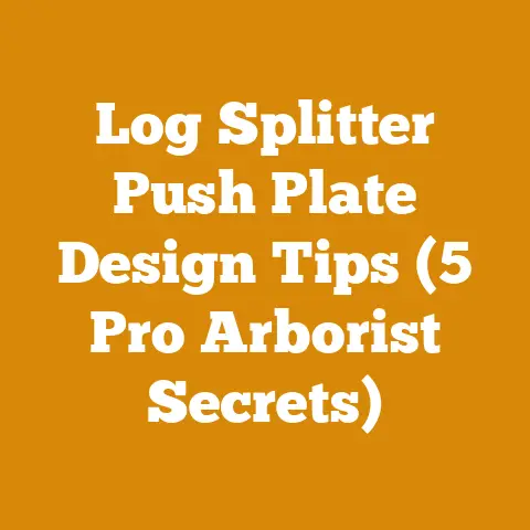 Log Splitter Push Plate Design Tips (5 Pro Arborist Secrets)