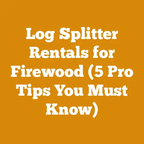 Log Splitter Rentals for Firewood (5 Pro Tips You Must Know)