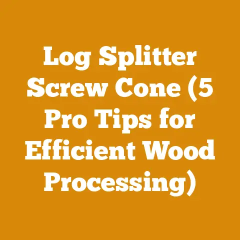 Log Splitter Screw Cone (5 Pro Tips for Efficient Wood Processing)