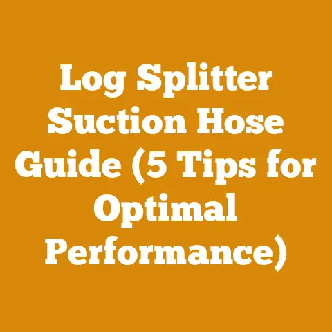 Log Splitter Suction Hose Guide (5 Tips for Optimal Performance)