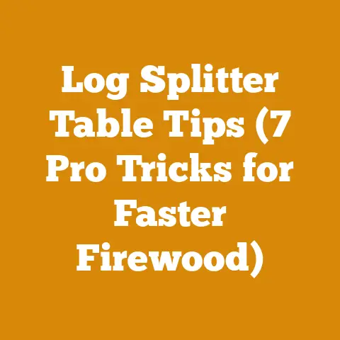 Log Splitter Table Tips (7 Pro Tricks for Faster Firewood)