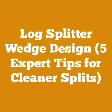 Log Splitter Wedge Design (5 Expert Tips for Cleaner Splits)