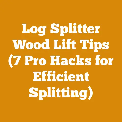 Log Splitter Wood Lift Tips (7 Pro Hacks for Efficient Splitting)
