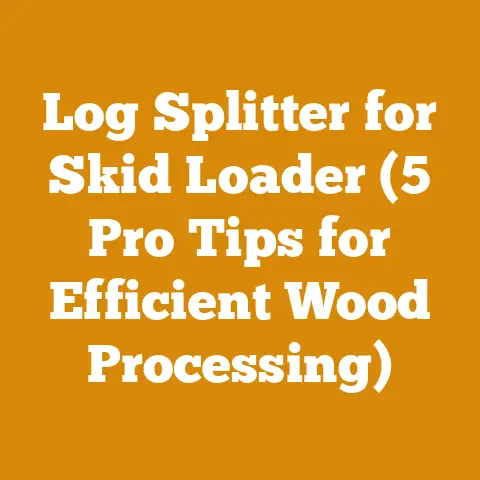 Log Splitter for Skid Loader (5 Pro Tips for Efficient Wood Processing)