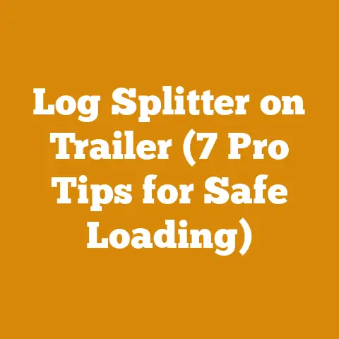 Log Splitter on Trailer (7 Pro Tips for Safe Loading)