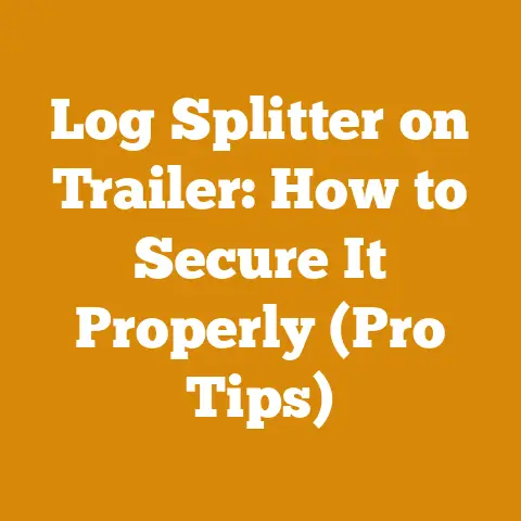 Log Splitter on Trailer: How to Secure It Properly (Pro Tips)