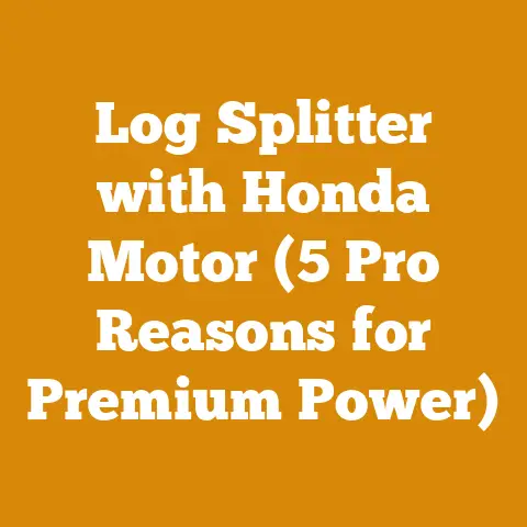 Log Splitter with Honda Motor (5 Pro Reasons for Premium Power)