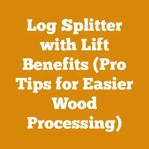 Log Splitter with Lift Benefits (Pro Tips for Easier Wood Processing)