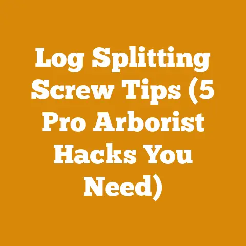 Log Splitting Screw Tips (5 Pro Arborist Hacks You Need)