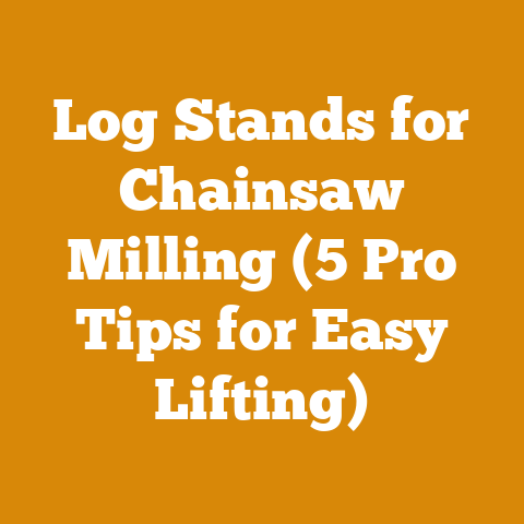 Log Stands for Chainsaw Milling (5 Pro Tips for Easy Lifting)