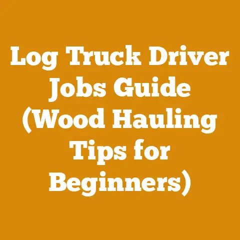 Log Truck Driver Jobs Guide (Wood Hauling Tips for Beginners)