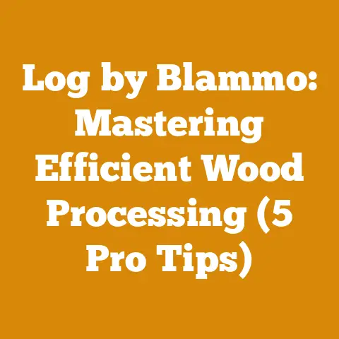 Log by Blammo: Mastering Efficient Wood Processing (5 Pro Tips)
