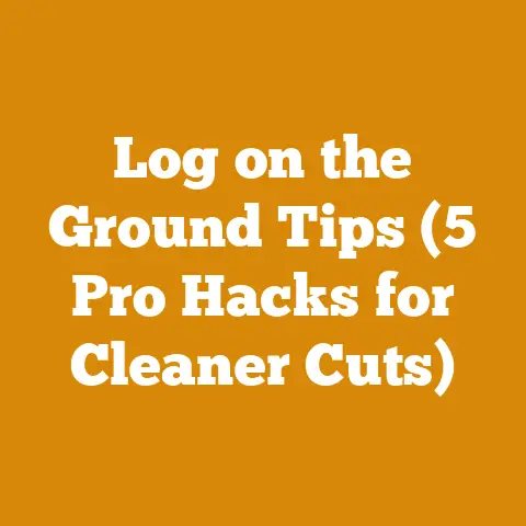 Log on the Ground Tips (5 Pro Hacks for Cleaner Cuts)