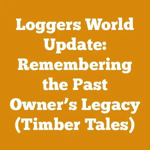 Loggers World Update: Remembering the Past Owner’s Legacy (Timber Tales)