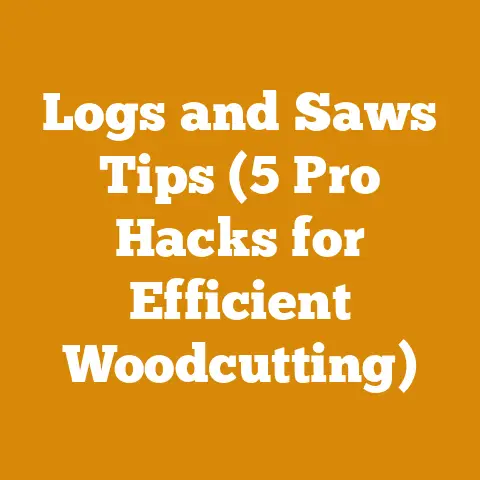 Logs and Saws Tips (5 Pro Hacks for Efficient Woodcutting)