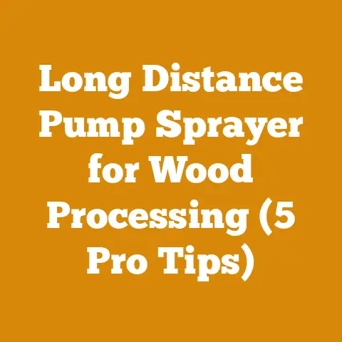 Long Distance Pump Sprayer for Wood Processing (5 Pro Tips)