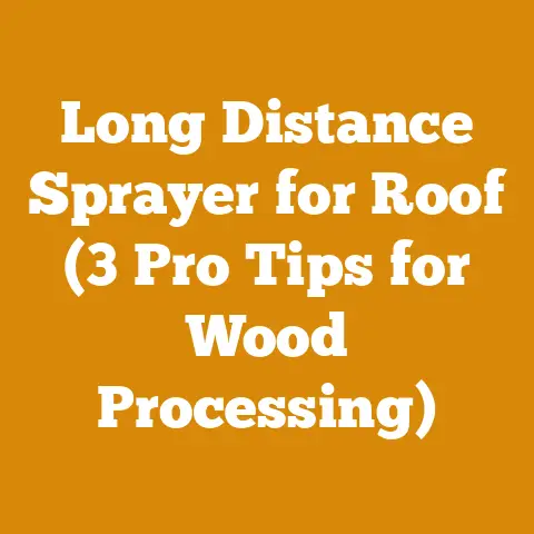 Long Distance Sprayer for Roof (3 Pro Tips for Wood Processing)