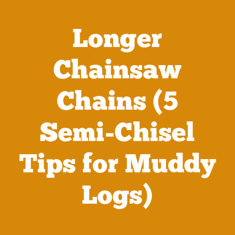 Longer Chainsaw Chains (5 Semi-Chisel Tips for Muddy Logs)