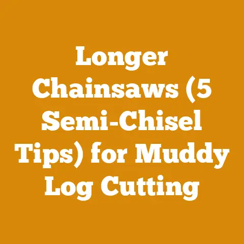 Longer Chainsaws (5 Semi-Chisel Tips) for Muddy Log Cutting