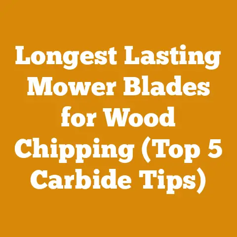 Longest Lasting Mower Blades for Wood Chipping (Top 5 Carbide Tips)