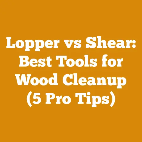 Lopper vs Shear: Best Tools for Wood Cleanup (5 Pro Tips)