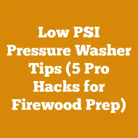 Low PSI Pressure Washer Tips (5 Pro Hacks for Firewood Prep)