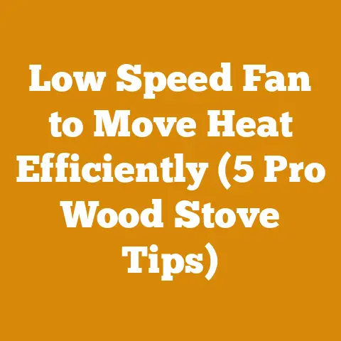 Low Speed Fan to Move Heat Efficiently (5 Pro Wood Stove Tips)