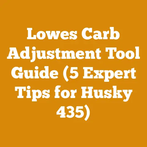Lowes Carb Adjustment Tool Guide (5 Expert Tips for Husky 435)