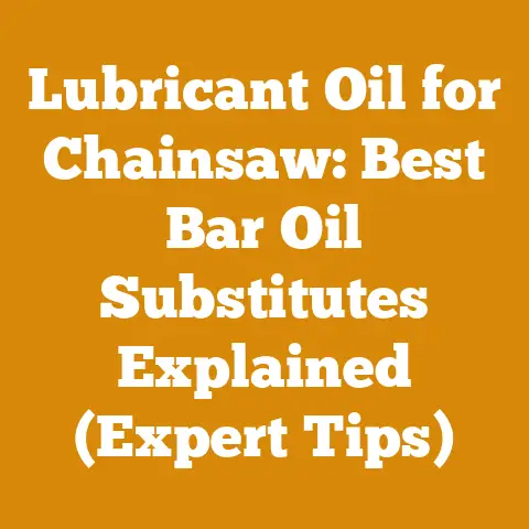 Lubricant Oil for Chainsaw: Best Bar Oil Substitutes Explained (Expert Tips)