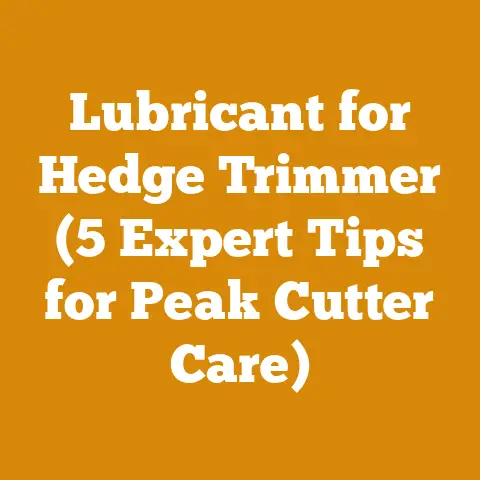 Lubricant for Hedge Trimmer (5 Expert Tips for Peak Cutter Care)