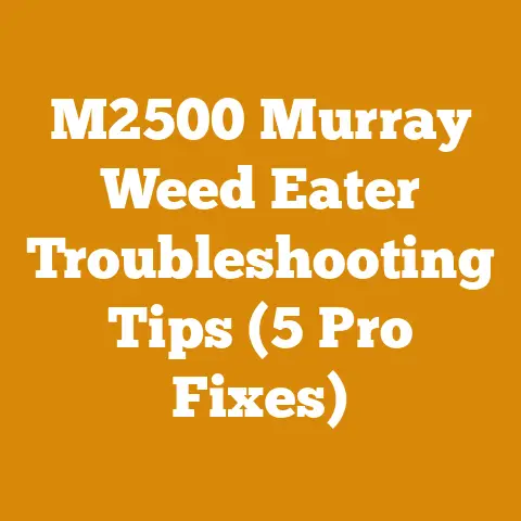M2500 Murray Weed Eater Troubleshooting Tips (5 Pro Fixes)